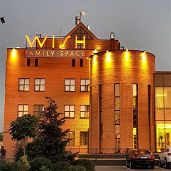 Объемные световые буквы. Проект WISH